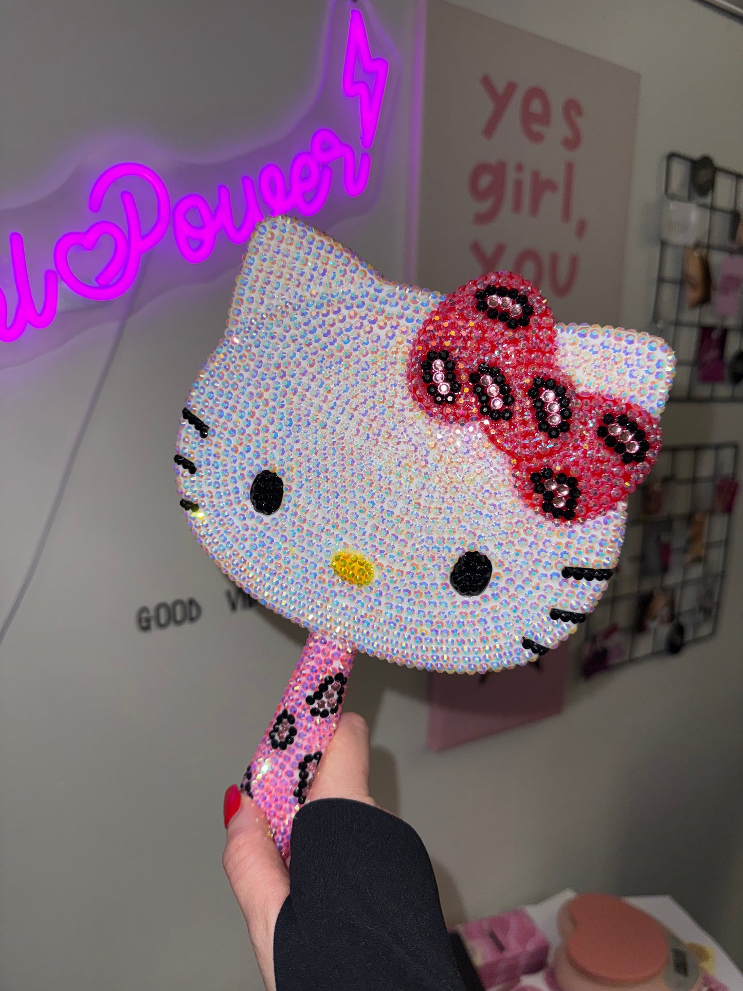 Pink Bling out “Hello Kitty” Mirror