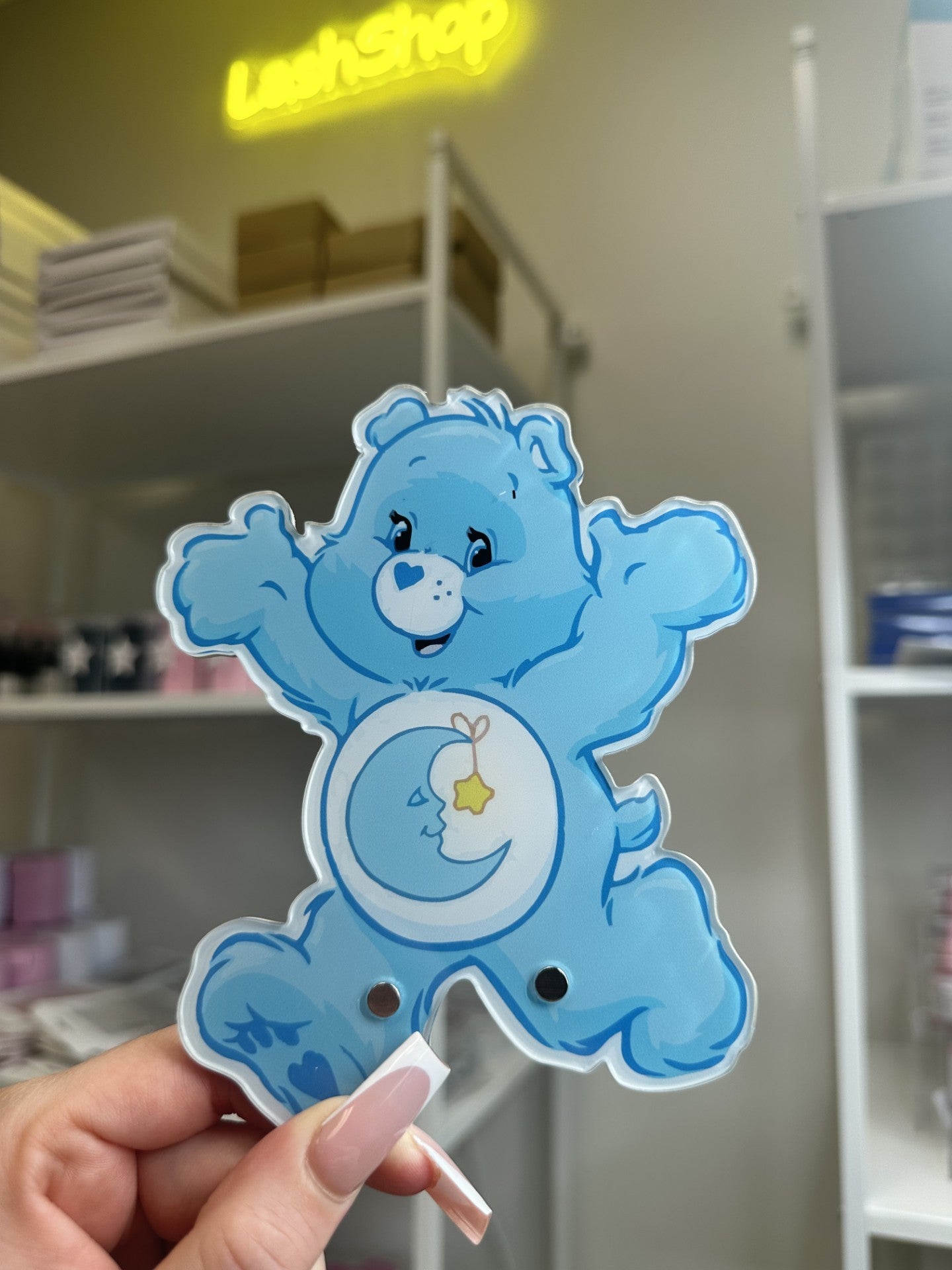 Blue,Pink and Purple Care Bear