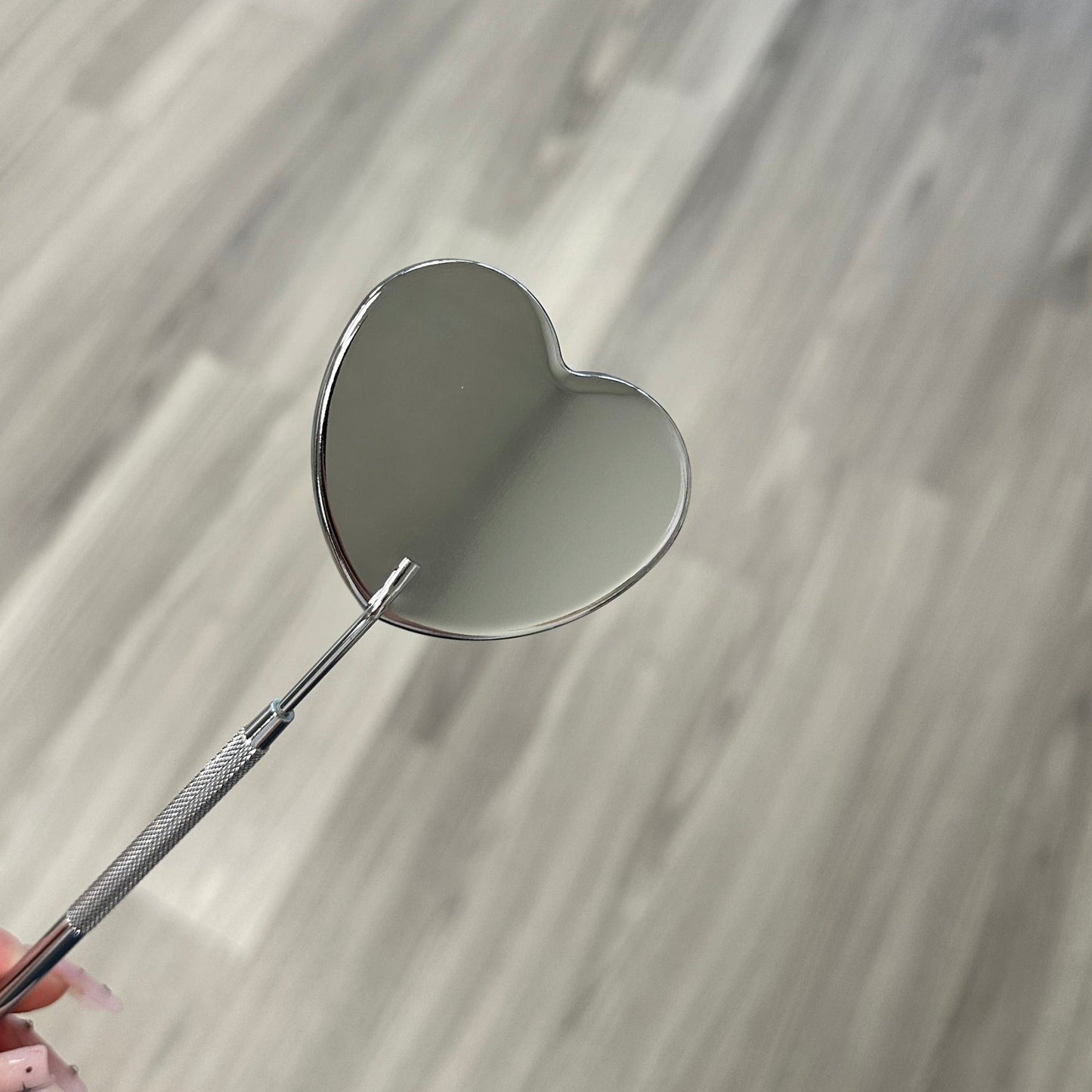 Metal Heart Shape Mirror
