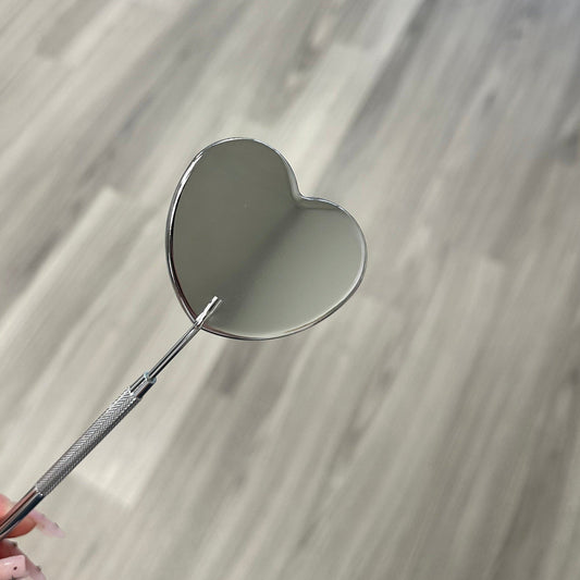 Metal Heart Shape Mirror